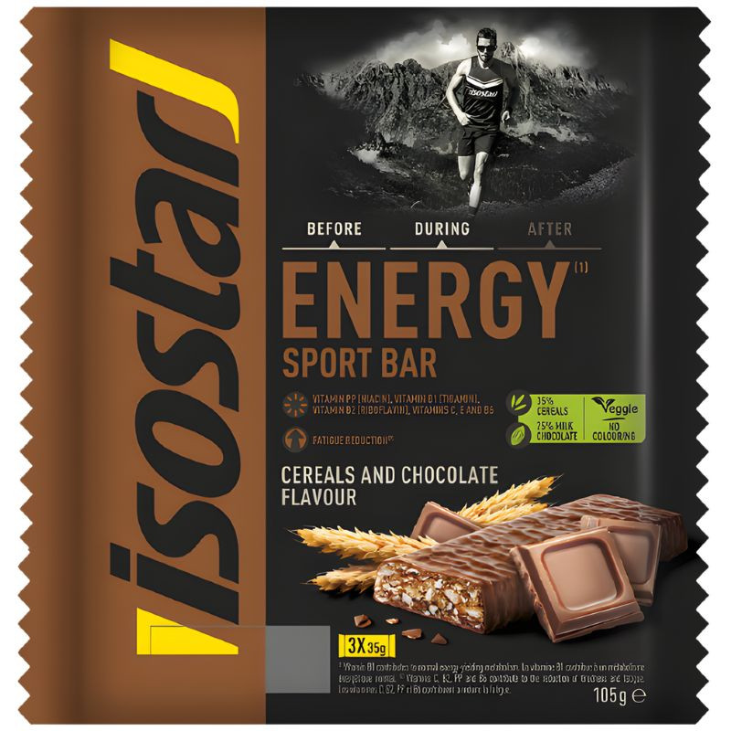 BARRITA HIGH ENERGY DE CHOCOLATE 3 UNIDADES ISOSTAR