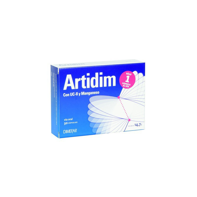 ARTIDIM UC-II 490Mg. 30 CAPSULAS DIMEFAR