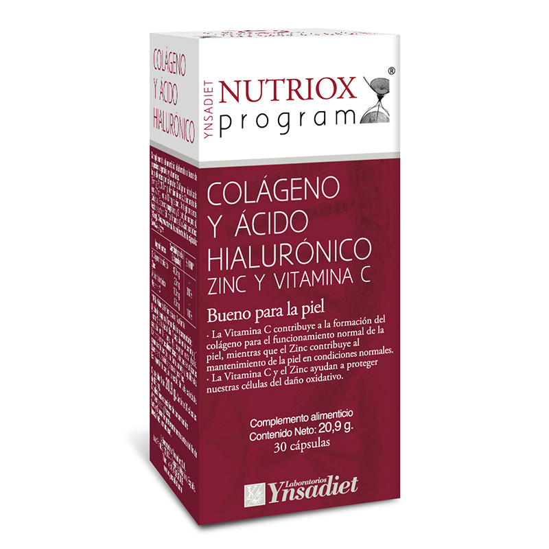 NUTRIOX COLAGENO + ACIDO HIALURONICO 30 CAPSULAS YNSADIET