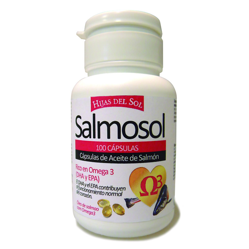 SALMON OMEGA 3 500Mg. 100 PERLAS HIJAS DEL SOL