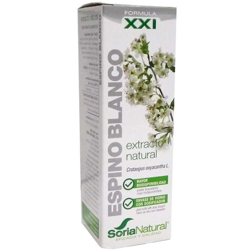 EXTRACTO DE ESPINO BLANCO FORMULA XXI 50Ml. SORIA NATURAL