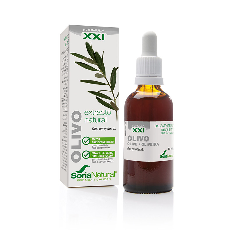 EXTRACTO DE OLIVO FORMULA XXI 50Ml. SORIA NATURAL