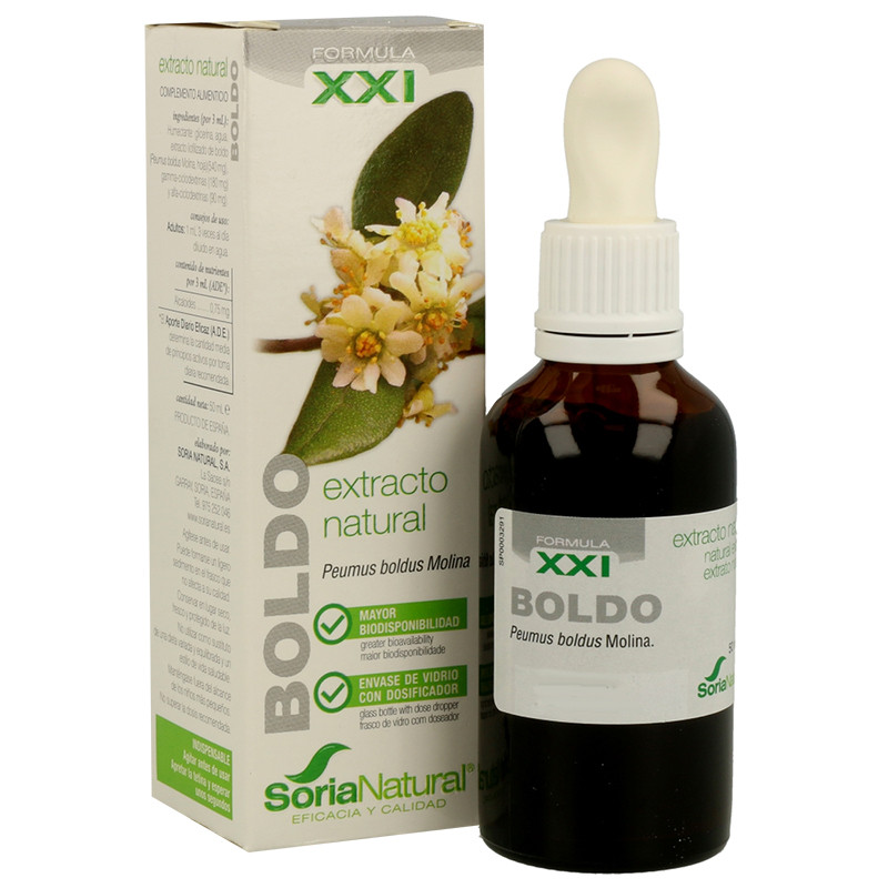 EXTRACTO DE BOLDO XXI 50Ml. SORIA NATURAL