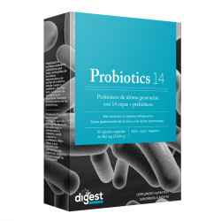 PROBIOTICS-14 30 CAPSULAS...