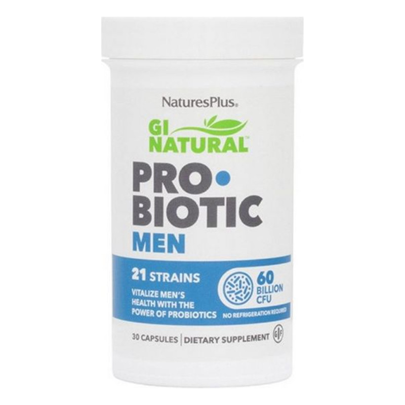 GI NATURAL PROBIOTIC MEN 30 CAPSULAS NATURE´S PLUS