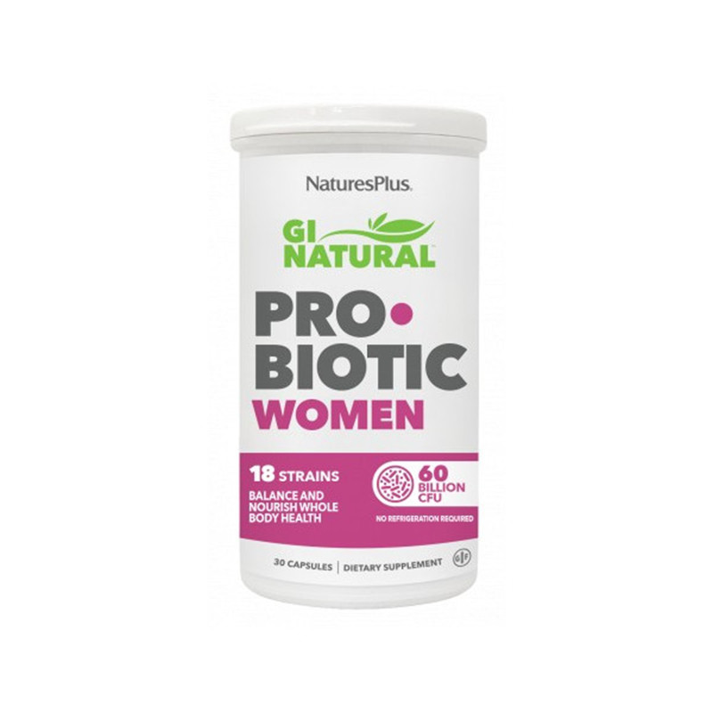 GI NATURAL PROBIOTIC WOMEN 30 CAPSULAS NATURE´S PLUS