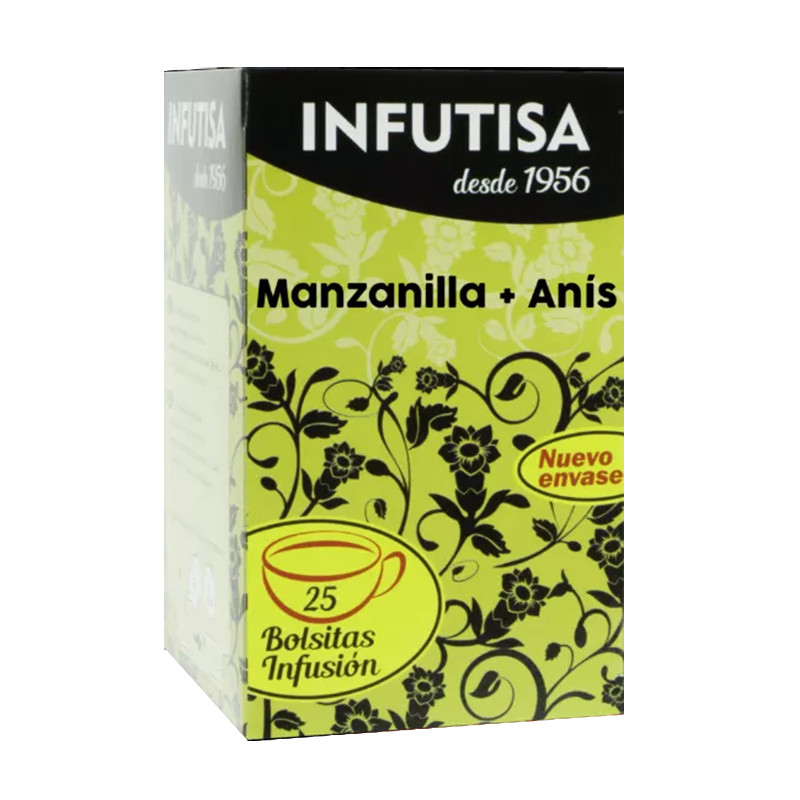 INFUSIONES MANZANILLA CON ANIS 25 FILTROS INFUTISA