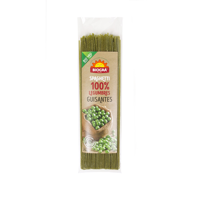 SPAGUETTI DE GUISANTES 250Gr. BIOGRA