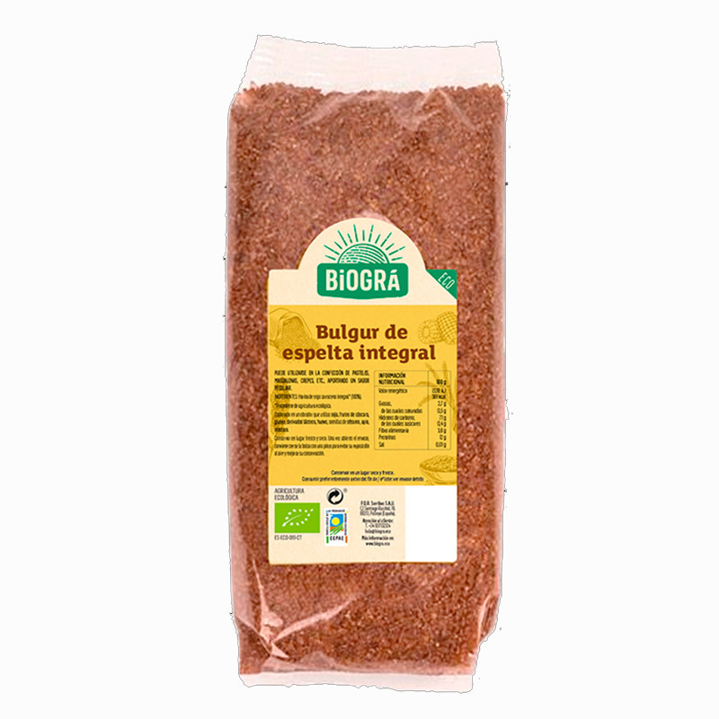 BULGUR DE ESPELTA INTEGRAL 500Gr. BIOGRA