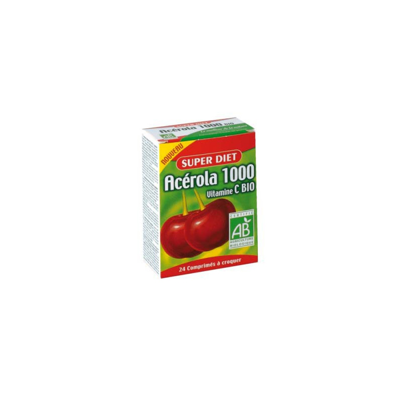 ACEROLA 1000 (24 COMPRIMIDOS) SUPER DIET