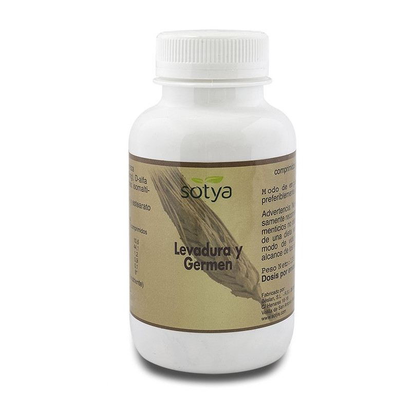 LEVADURA Y GERMEN 225 COMPRIMIDOS DE 600Mg. SOTYA