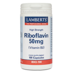 RIBOFLAVINA 100 CAPSULAS...