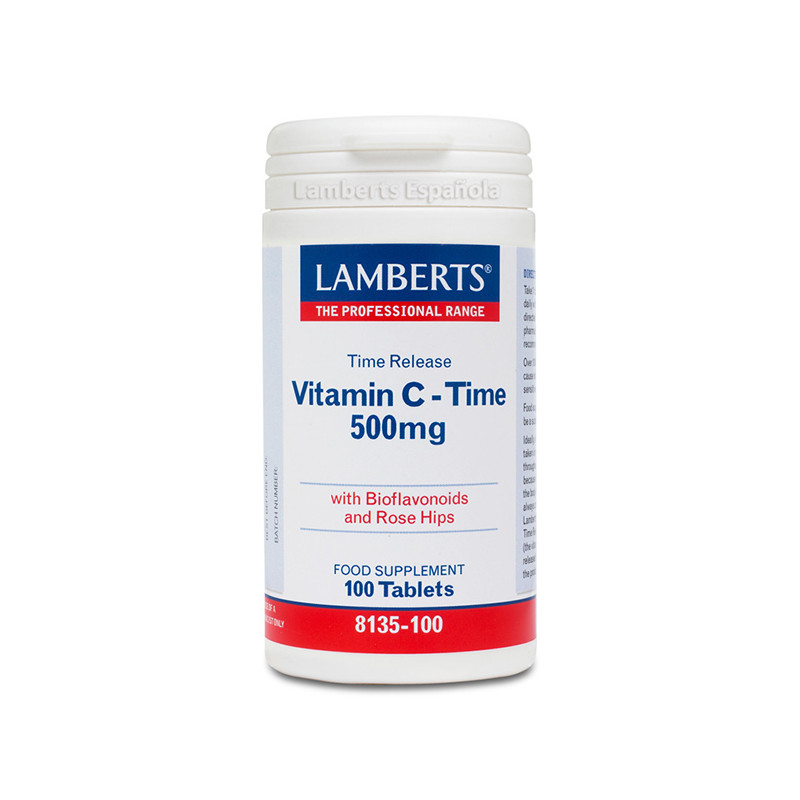 VITAMINA C 500Mg. LIBERACION SOSTENIDA 100 TABLETAS LAMBERTS