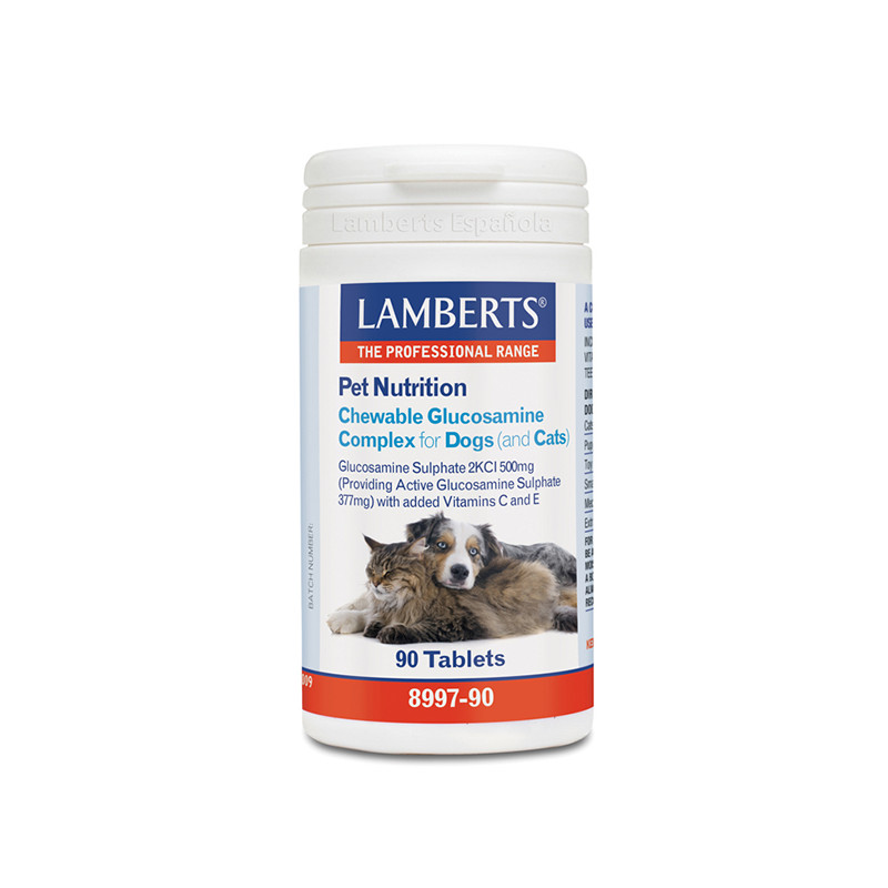 GLUCOSAMINA COMPLEX (PERROS Y GATOS) 90 TABLETAS LAMBERTS