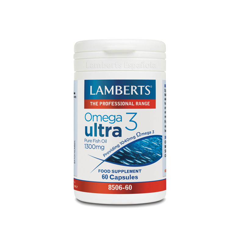 OMEGA 3 ULTRA (PURE FISH OIL 1.300Mg.) 60 CAPSULAS LAMBERTS