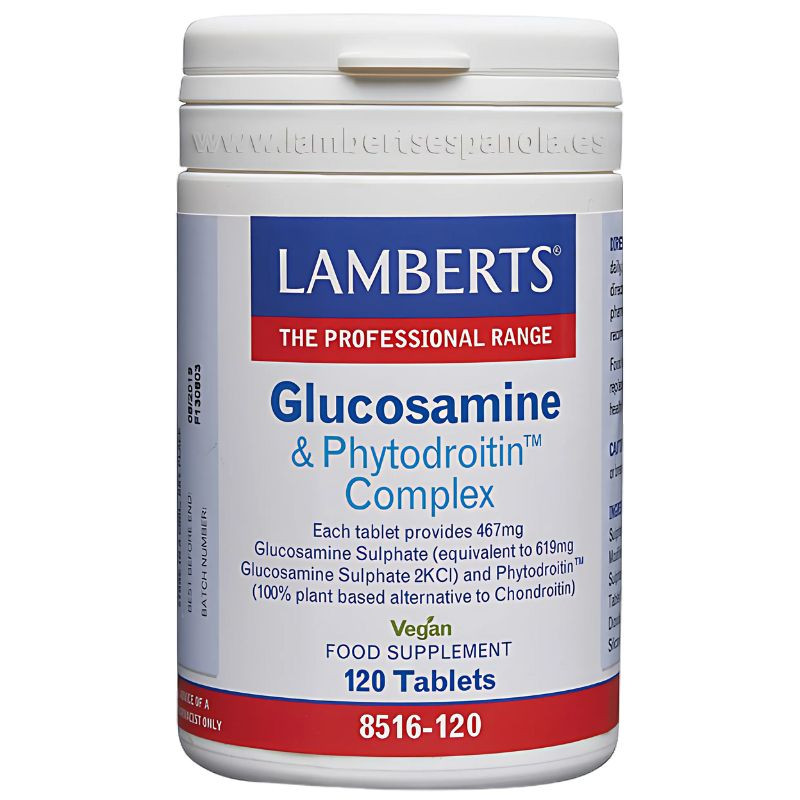 COMPLEJO DE GLUCOSAMINA Y FITODROITINA 120 COMPRIMIDOS LAMBERTS