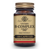 VITAMINA B-COMPLEX CON VIT C 100 CÁPSULAS SOLGAR