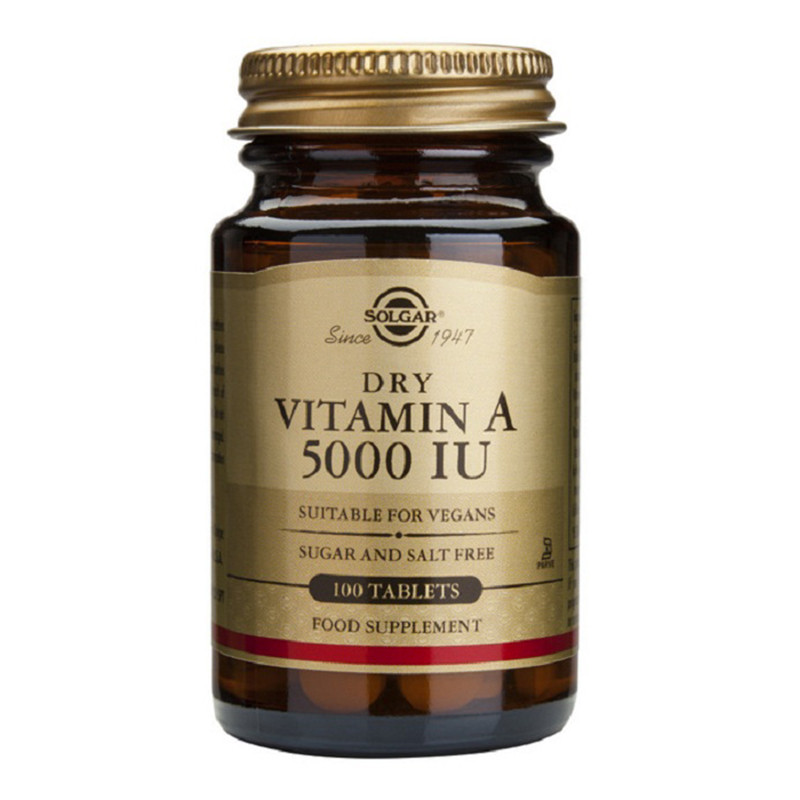 VITAMINA A  SECA 100 CAPSULAS SOLGAR