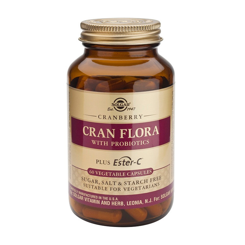 CRAN FLORA 60 CAPSULAS VEGETALES SOLGAR