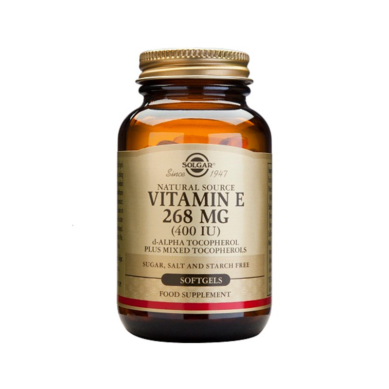 VITAMINA E 400 UI (268 MG) 100 CAPSULAS SOLGAR