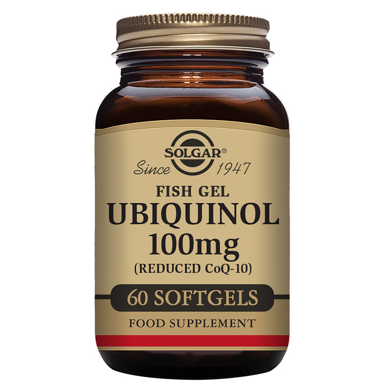 FISHGEL UBIQUINOL 100Mg. 60 CAPSULAS SOLGAR