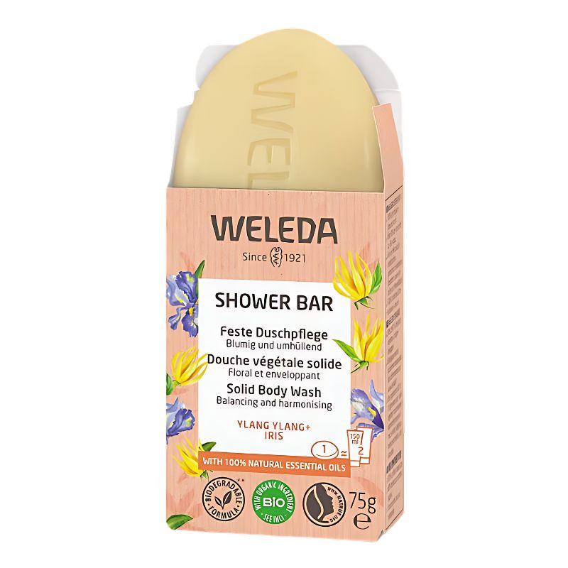 JABON DE DUCHA SOLIDO ENVOLVENTE FLORAL WELEDA