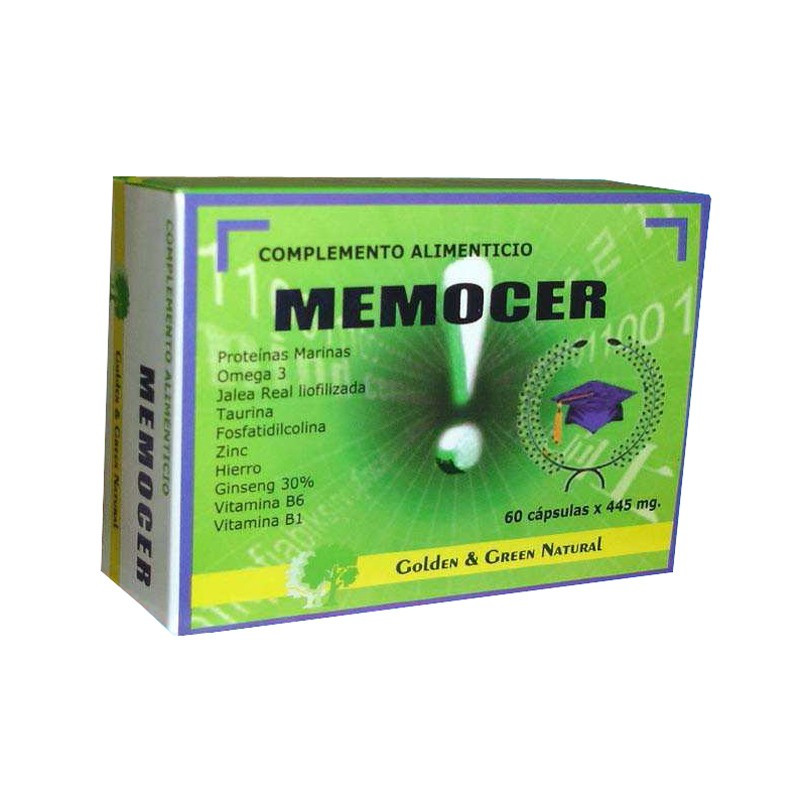 MEMOCER 60 CAPSULAS GOLDEN GREEN