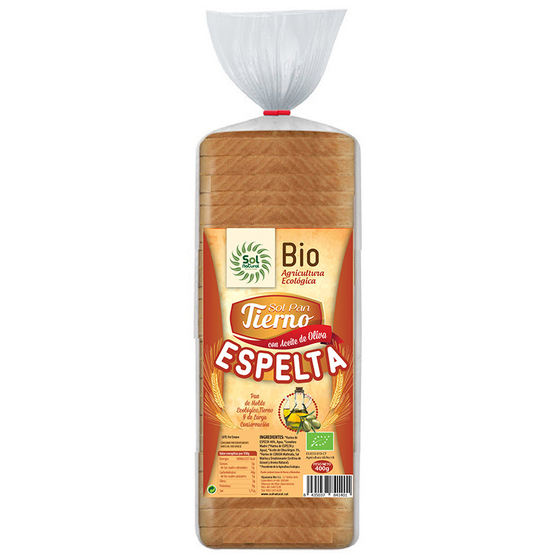 ESPELTA MOLDE BIO 400Gr. SOL NATURAL