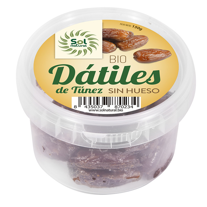 DATILES SIN HUESO BIO 150Gr. SOL NATURAL