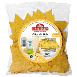 CHIPS DE MAIZ Y QUESO 75Gr. NATURSOY