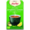 YOGI TEA TE VERDE JENGIBRE Y LIMON 17 FILTROS