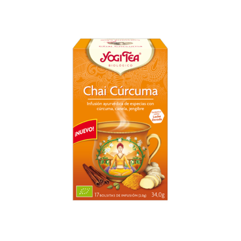 YOGI TEA CURCUMA CHAI 17 FILTROS