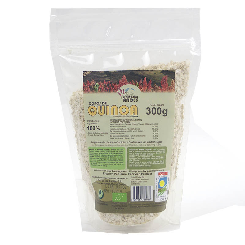 COPOS DE QUINOA 300Gr. ORO DE LOS ANDES