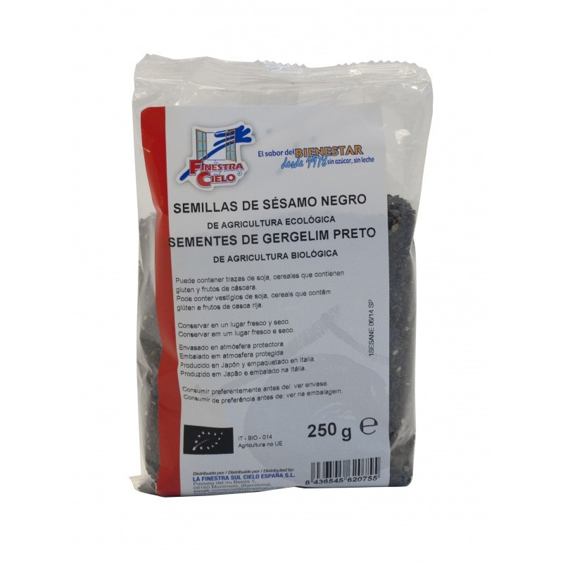 SEMILLAS DE SESAMO NEGRO 250Gr. FINESTRA