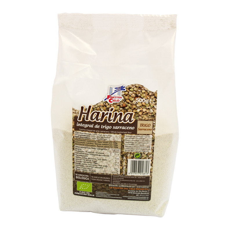 HARINA DE TRIGO SARRACENO INTEGRAL BIO 500Gr. FINESTRA