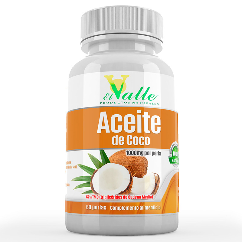 ACEITE DE COCO 60 PERLAS EL VALLE