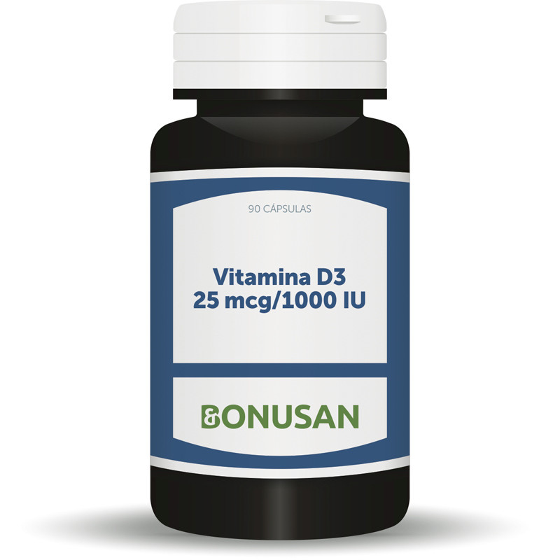 VITAMINA D3 25Mcg/1000UI 90 CAPSULAS BONUSAN