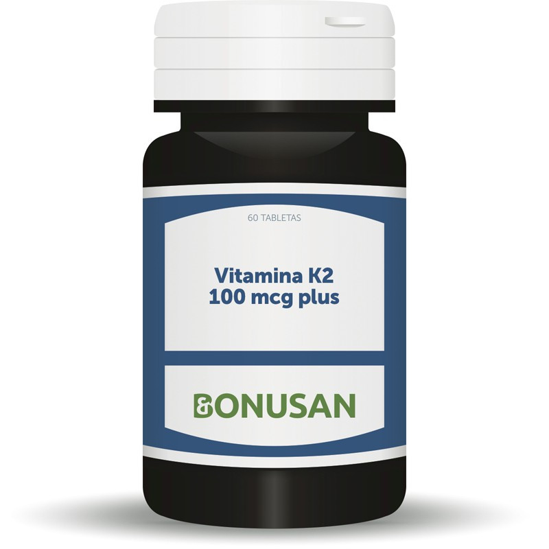 VITAMINA K2 100 MCG PLUS 60 TABLETAS BONUSAN