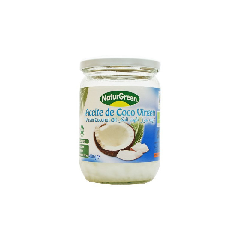 ACEITE VIRGEN DE COCO 400Gr. NATURGREEN