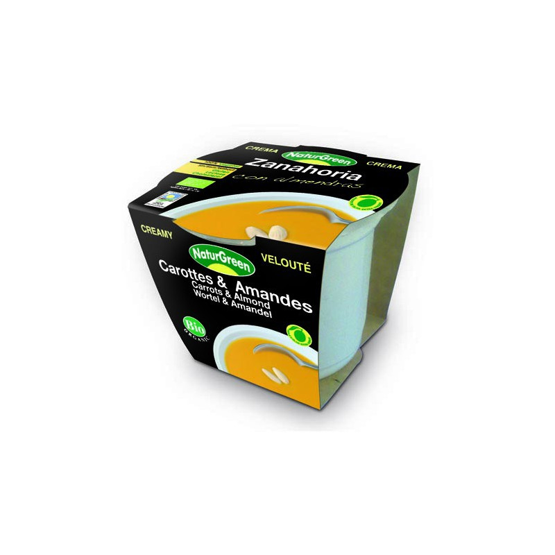 CREMA ZANAHORIA CON ALMENDRAS 310Gr. NATURGREEN