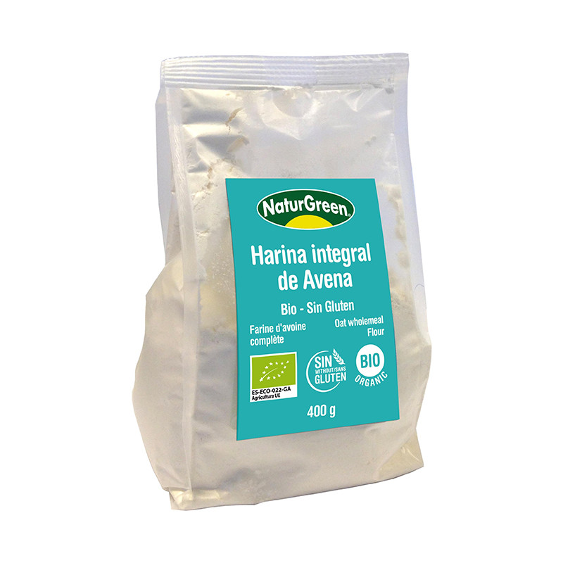 HARINA DE AVENA INTEGRAL 400Gr. NATURGREEN