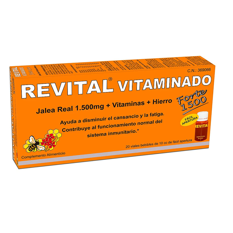 REVITAL FORTE 1500 20 VIALES PHARMA OTC