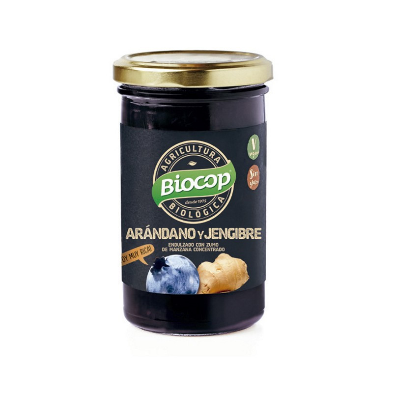 COMPOTA DE ARANDANOS Y JENGIBRE 280Gr. BIOCOP