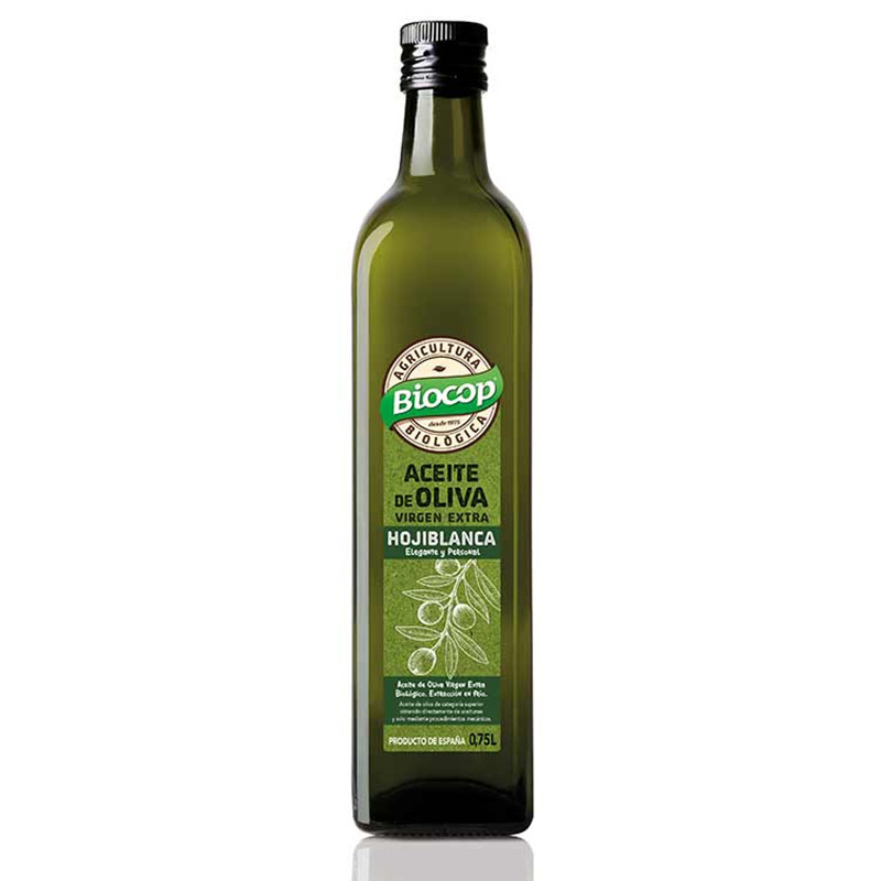 ACEITE OLIVA VIRGEN EXTRA HOJIBLANCA 750Ml. BIOCOP