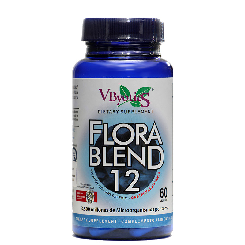 FLORABLEND 12 CEPAS 60 CAPSULAS VBYOTICS