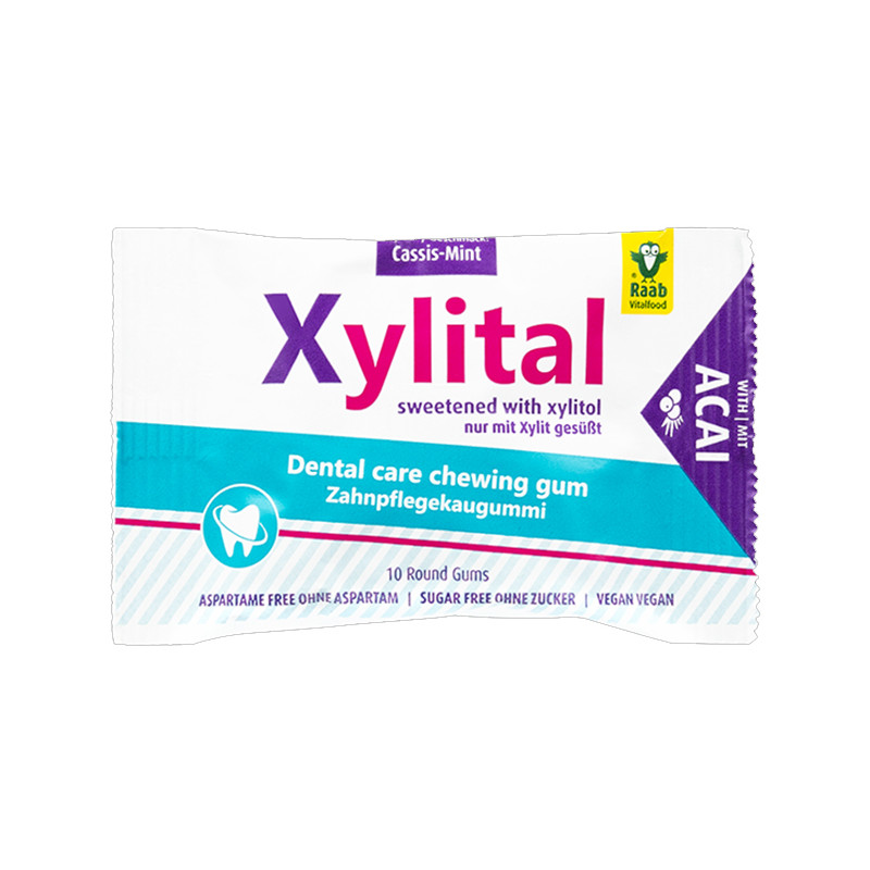 XILYTAL 10 CHICLES SABOR MENTA RAAB