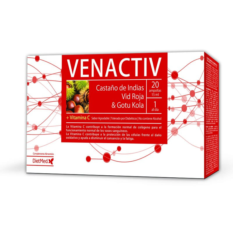 VENACTIV 20 AMPOLLAS DIETMED